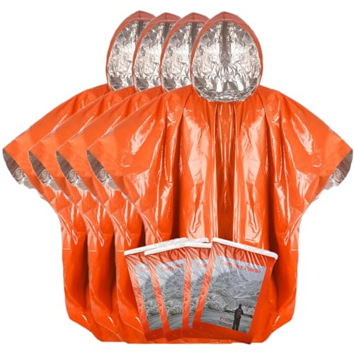 Thickened Emergency Rain Poncho, Thermal Poncho Survival - Image 2
