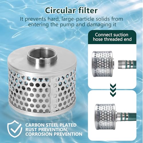 3 ” suction hose Pump Kit for Backwashing and Drainage | - Image 6