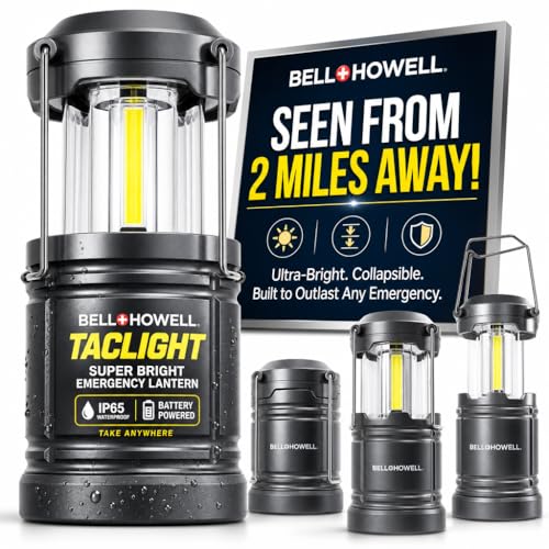 TACLIGHT Multipurpose Camping Lanterns, 4 Pack, Battery Powered - Image 2