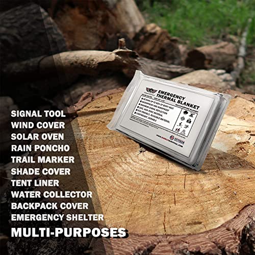 EVERLIT Survival Emergency Mylar Thermal Blankets -Space - Image 6