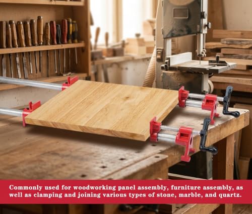 3/4" H-Style Professional Pipe Clamp Set, 4-Pack - Image 6