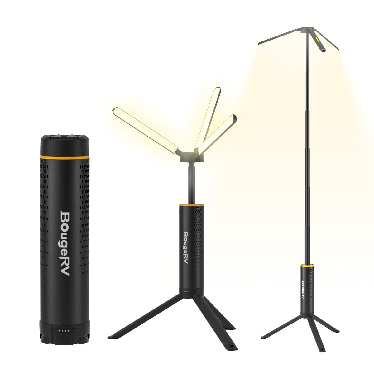 BougeRV Telescopic Camping Light T1, 15600mAh Rechargeable - Image 1