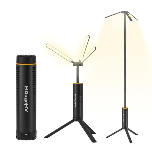 BougeRV Telescopic Camping Light T1, 15600mAh Rechargeable - Image 1
