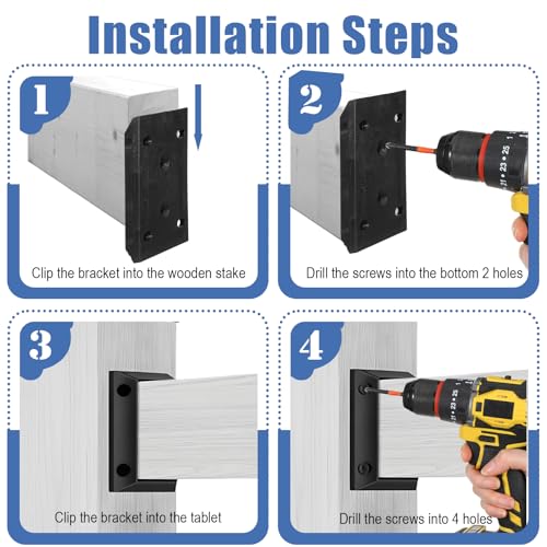 20pcs Deck Railing Brackets Connectors for 2x4 Railing Connectors - Image 7