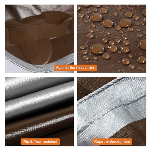 Tarps Heavy Duty Waterproof 10’ X 12’, 10 Mil Multipurpose - Image 4