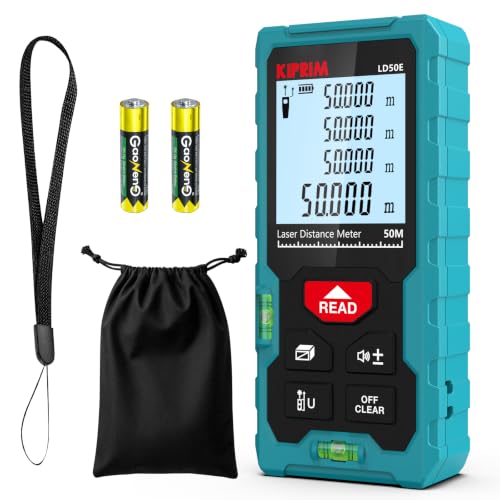 Kiprim LD50E Laser Distance Measure,165ft/50M - Image 2