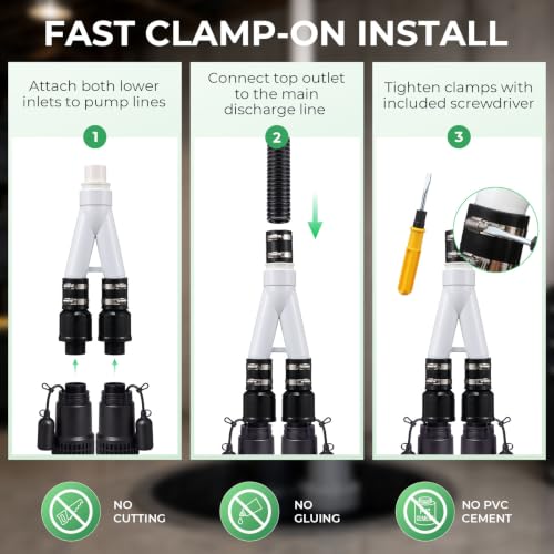 Hicarer Dual Pump Install Kit, Y-Connector | Hand Tools - Image 6