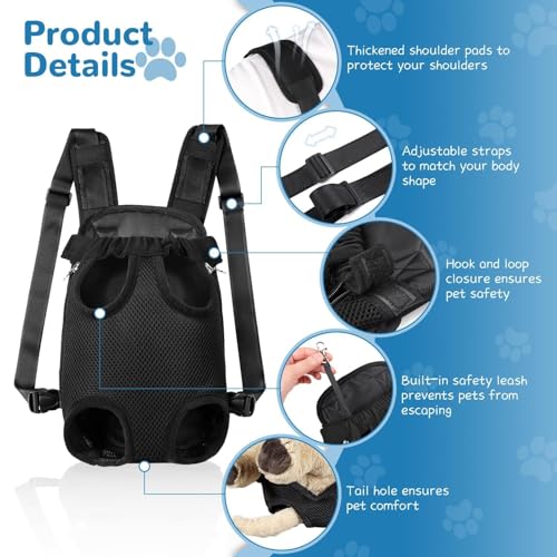 Pet Dog Carrier Backpack Adjustable Front Carrier | Pet Essentials - Image 3