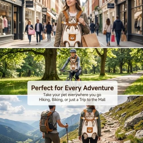 Pet Carrier Backpack, Front Carrier for Cats and Small Dogs - Image 8