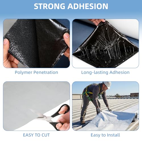 MYOYAY Self-Adhesive Waterproofing Roofing Roll,39in X | Home Repair - Image 7