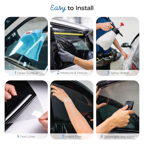 VViViD Transparent Colorful Vinyl Window Tinting Sheets - Image 7