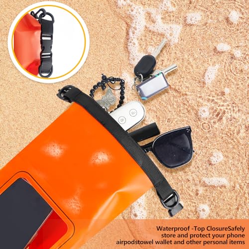 IP68 Waterproof Dry Bag, 2L - Roll Top Waterproof Pool - Image 6