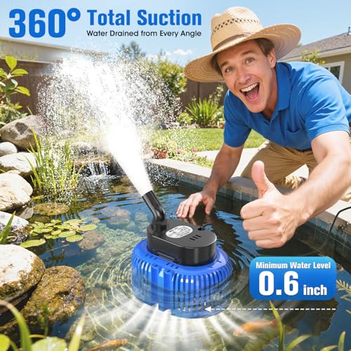 Pool Cover Pump above Ground,Submersible Water Pump for Pool - Image 8