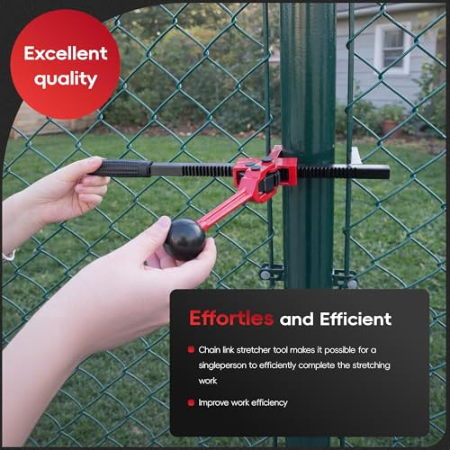 Fence Stretcher Tool, Heavy Duty Chain Link & Barbed Wire - Image 5