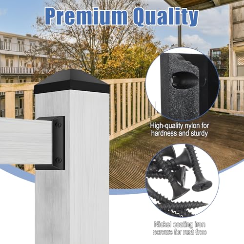 20pcs Deck Railing Brackets Connectors for 2x4 Railing Connectors - Image 6