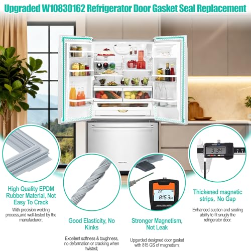 W10830162 Refrigerator Door Gasket Replacement for Whirlpool - Image 5