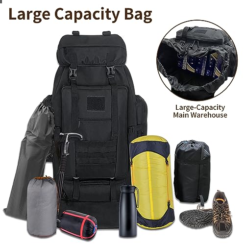 Hiking Backpack, 100L Large Camping Backpack - Image 7