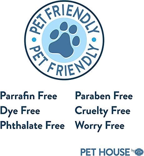 Pet House Vanilla Sandalwood, Vanilla Creme Brulee Scented Wax Melts - Long-Lasting Plant Based Soy Wax Melts Pet Friendly Pack of 2
