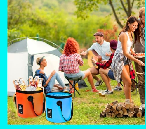 MIZORLIE Collapsible Buckets, Camping Water Storage - Image 5