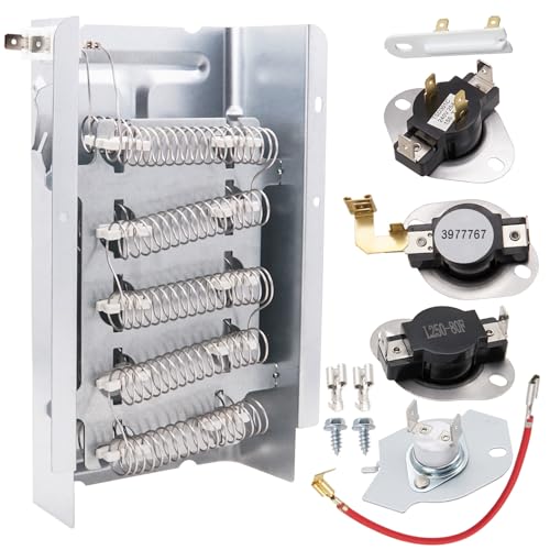 MED6200KW0 MEDB755DW2 MEDB766FW0 Dryer Heating Element Kit - Image 2