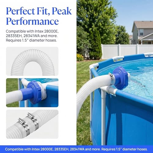 25016 Above Ground Pool Skimmer Hose and Adapter B Kits 11238 - Image 5