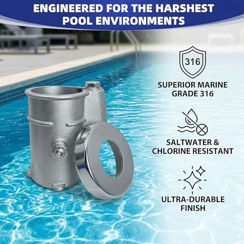 Premium 316 Stainless Steel Pool Ladder Handrail Anchor - Image 4