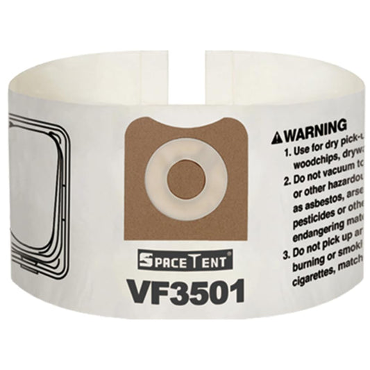 6 Pack VF3501 Replacement for Rigid Shop Vac Bags 4 Gallon Size C - Image 1
