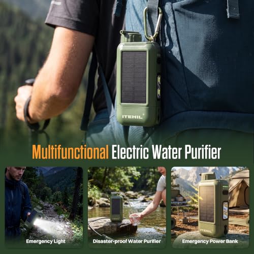 ITEHIL Portable Electric Water Filter, 0.01 Micron Camping - Image 4