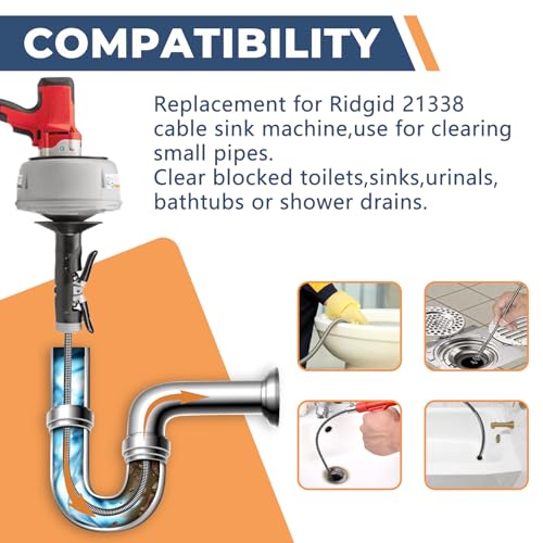 21338 Spin Cable Replacement for Ridgid Auto-Spin Drain - Image 4