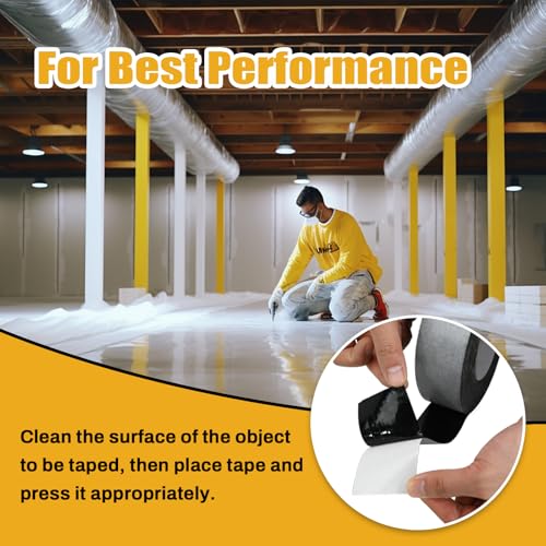 1 Pack Butyl Sealant Tape 2" X 90' - Double Sided - Black - Image 7