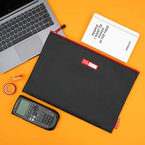 Rough Enough Large Document Bag, Water-Resistant Plastic File - Image 3