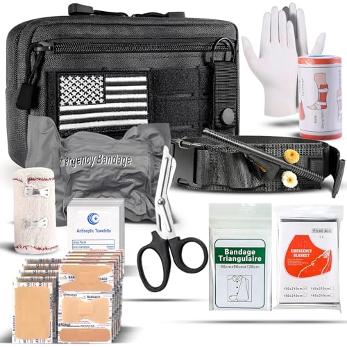IFAK Trauma Kit with Tourniquet, 4-Inch Israeli Bandage - Image 2
