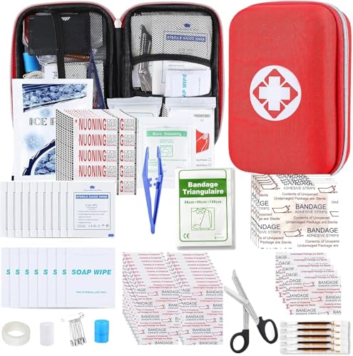 First Aid Kit 276PCS Car Home Camping Essentials Red - Image 2