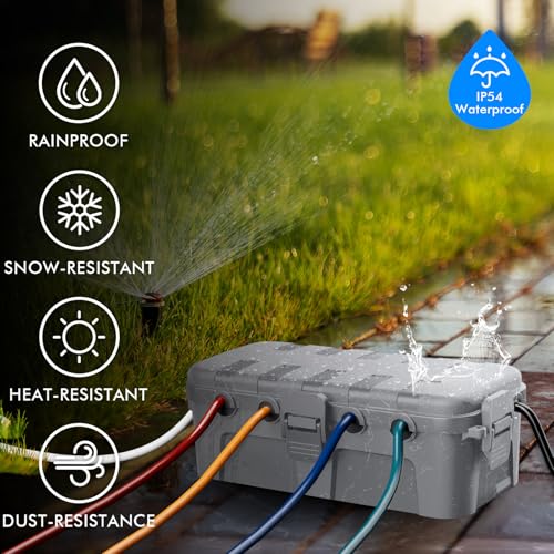 RESTMO Outdoor Electrical Box Waterproof, Extension Cord Cover - Image 6