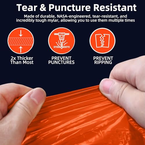 Thickened Emergency Rain Poncho, Thermal Poncho Survival - Image 3