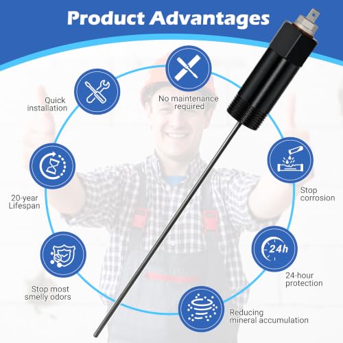 Powered Anode Rod for Water Heater, Titanium Electric Anode Rod - Image 6
