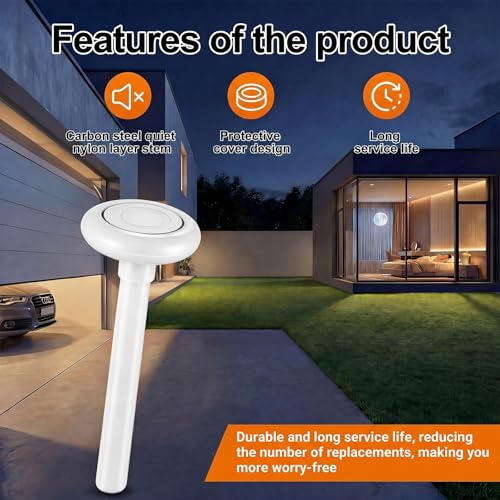 12 Pack 2" Nylon Garage Door Rollers, 4" Stem Garage Door Wheels - Image 6
