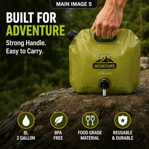 Collapsible Water Container - 8L/2 Gallon Water Jug - Image 6