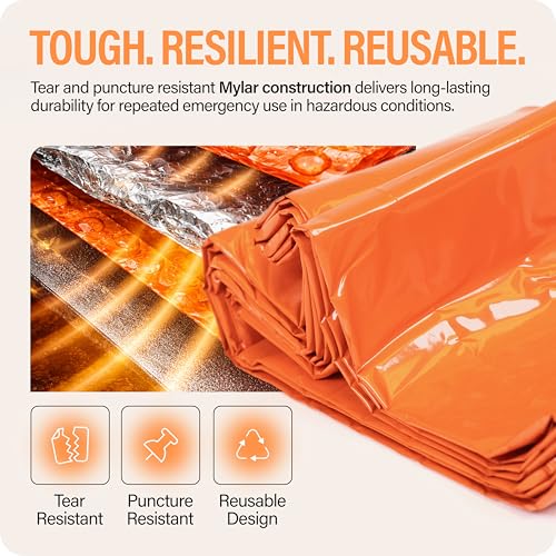 Primacare CB-3684-2 Pack of 2 Emergency Sleeping Bags - Image 7