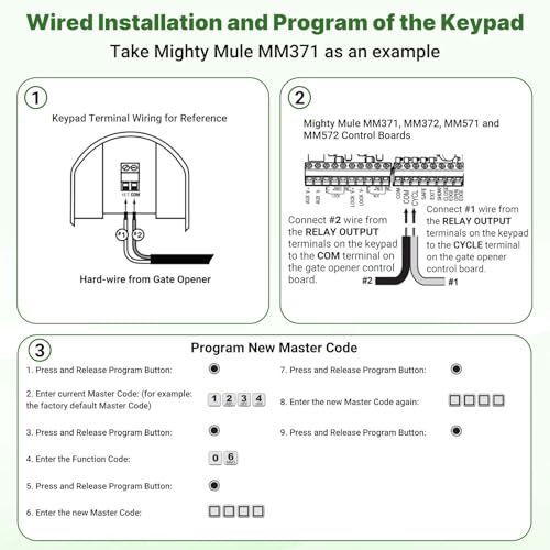 FM137 Wireless Digital Keypad Replacement for Mighty Mule - Image 5