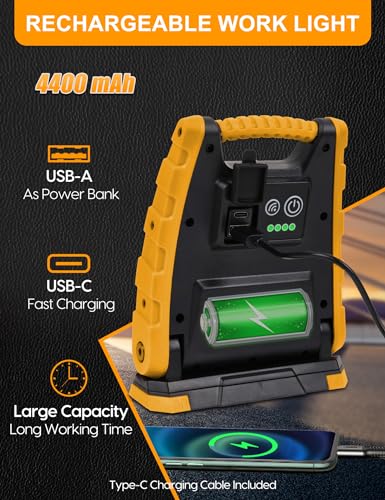Rechargeable LED Work Light 4400mAh, Portable Underhood - Image 7