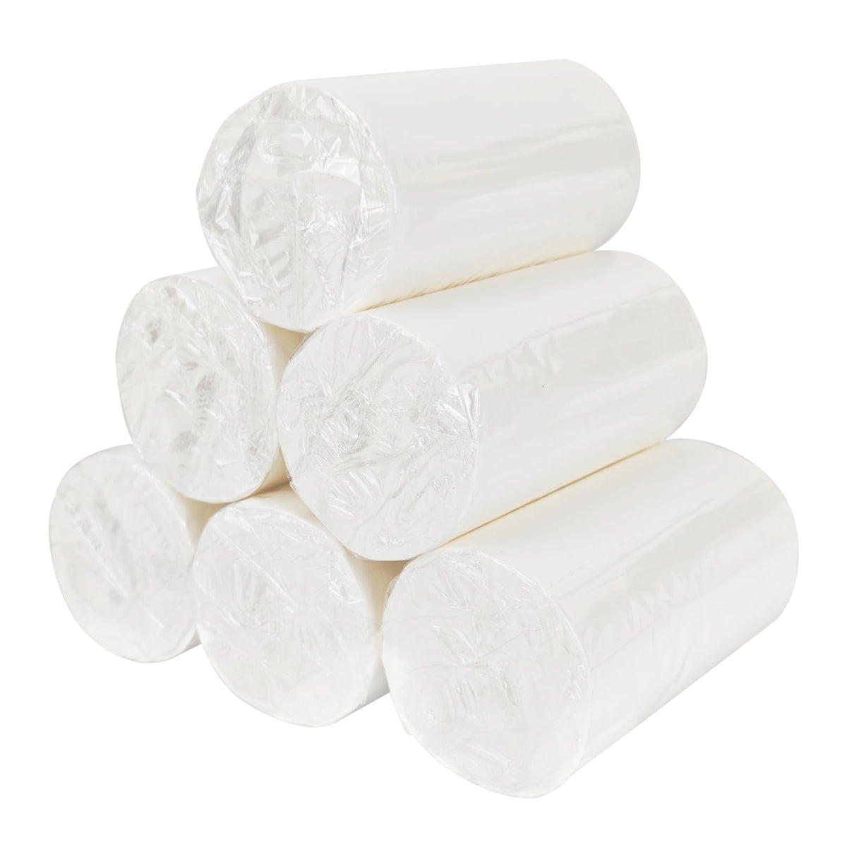 6 Rolls Travel Toilet Paper Individually Wrapped Portable Packs - Image 1