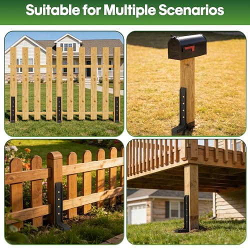 Fence Post Repair Kit 1 Pack, 8mm Double-Layer Post Anchor - Image 8