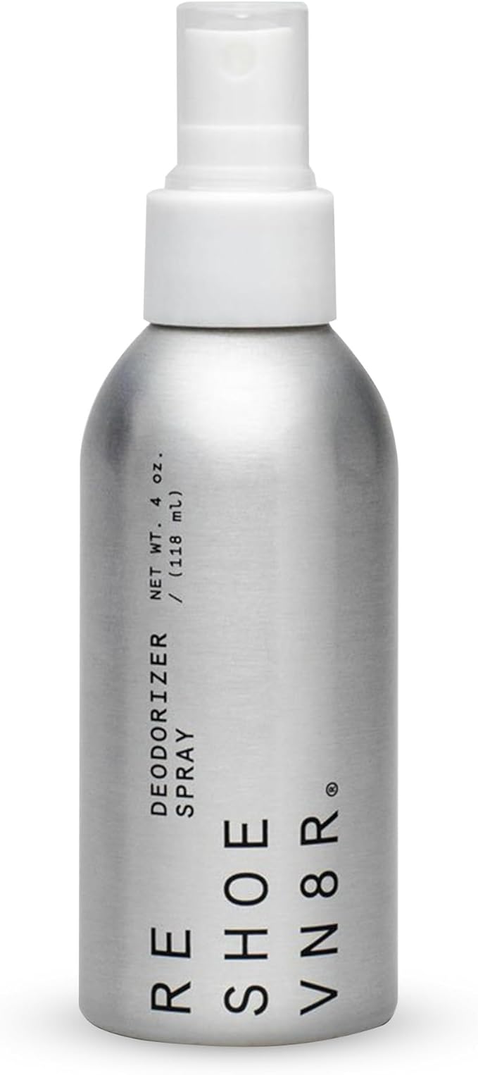Reshoevn8r Shoe Deodorizer Spray, 4 Oz - Sneaker Freshener & Shoe Odor Eliminator for Fresh & Clean - Easy to Use Foot Odor Control Sprays for Bad Smell & Stinky Shoes