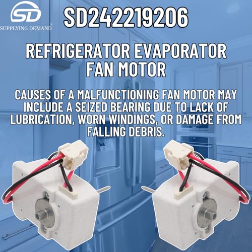 Supplying Demand 242219206 Refrigerator Evaporator Fan Motor - Image 6