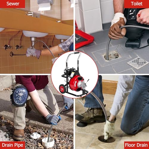 Drain Cleaning Machine Electric Sewer Auger Cleaner - Image 8