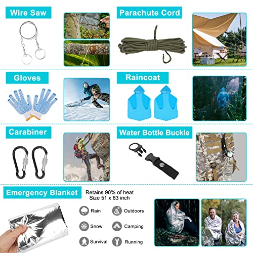 Survival Gear Professional Kit and Large Camping | Travel Essentials - Image 6
