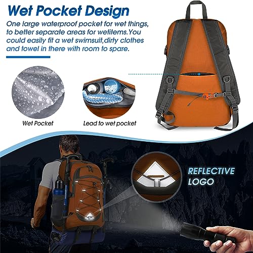 IGOLUMON Hiking Backpack 40L Packable Lightweight Camping - Image 5
