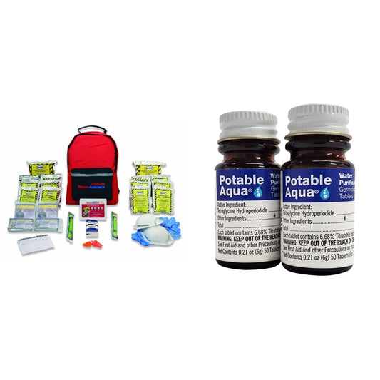 Ready America Emergency Preparedness Kit with Potable Aqua - Image 1