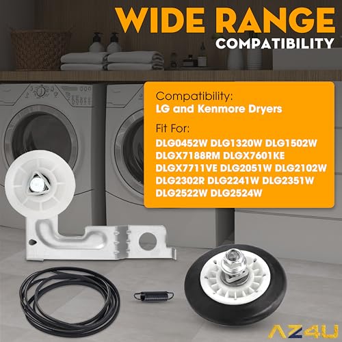 AZ4U Dryer Repair Kit Drum Roller Belt Pulley for LG | Home Repair - Image 5